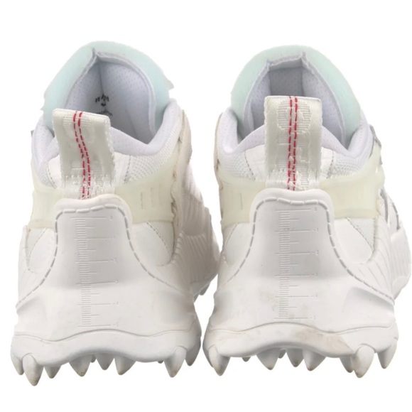 Off White Womens Odsy 1000 Triple White Sneakers 38 $760 - Picture 3 of 11